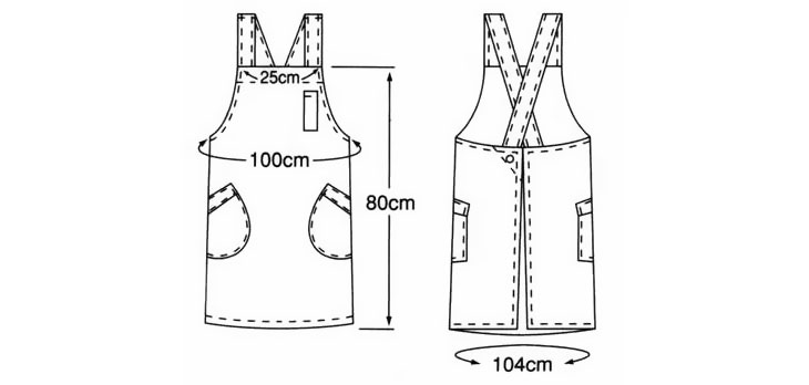 圍裙結(jié)構(gòu)圖